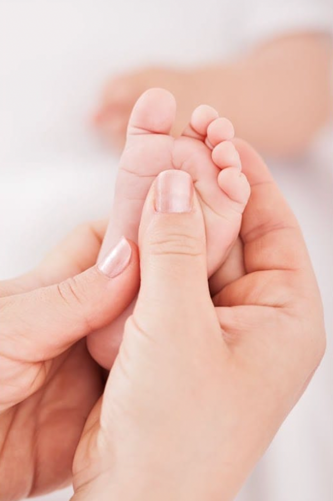 Réflexologie bébé